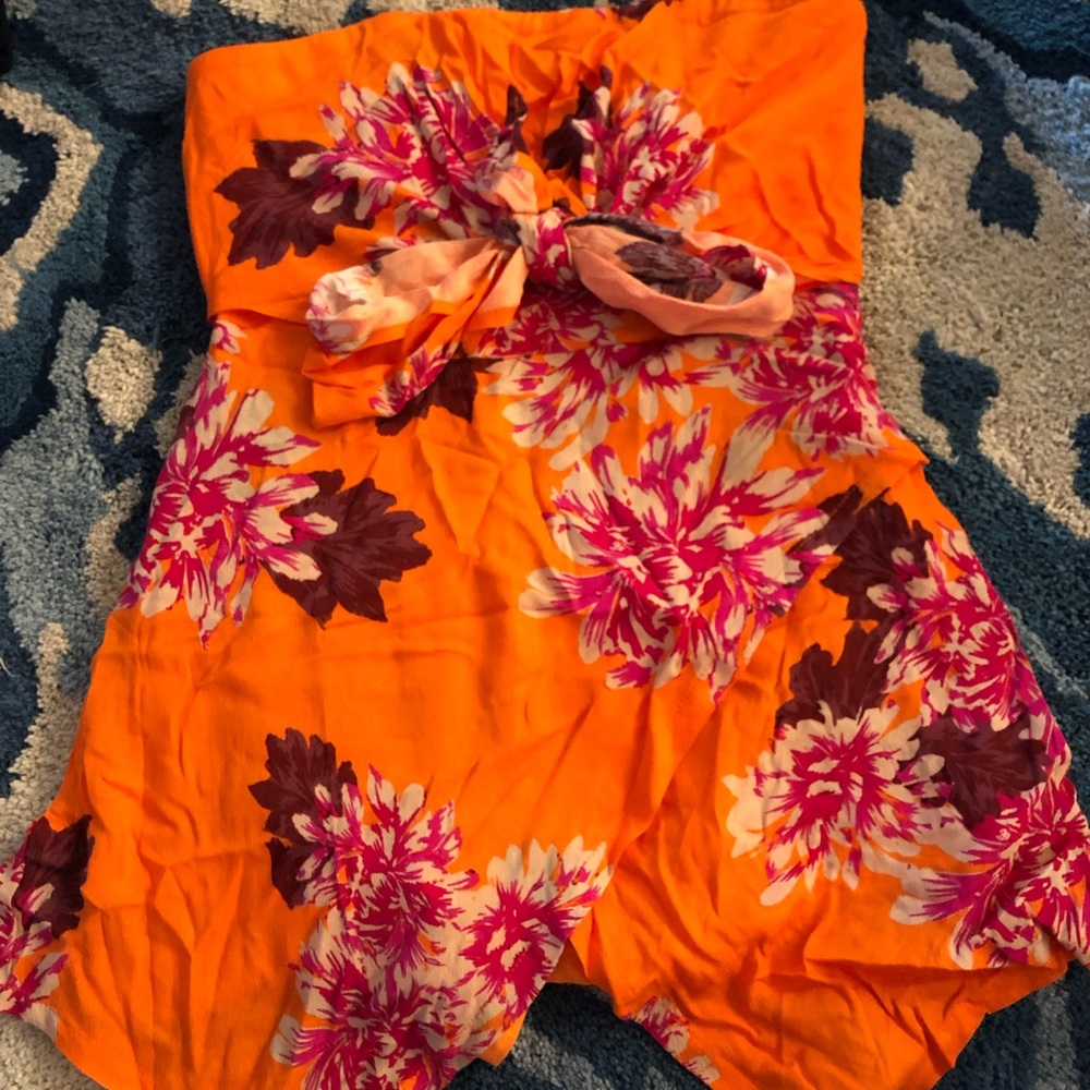 NWT Orange Romper